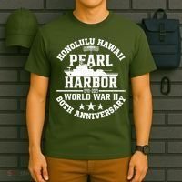 Pearl Harbor 80Th Anniversary 1941 Ww2 Memorabilia Veteran T-Shirt thumb 6