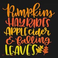 Pumpkins Hayrides Apple Cider And Falling Leaves Funny Fall Polo thumb 3