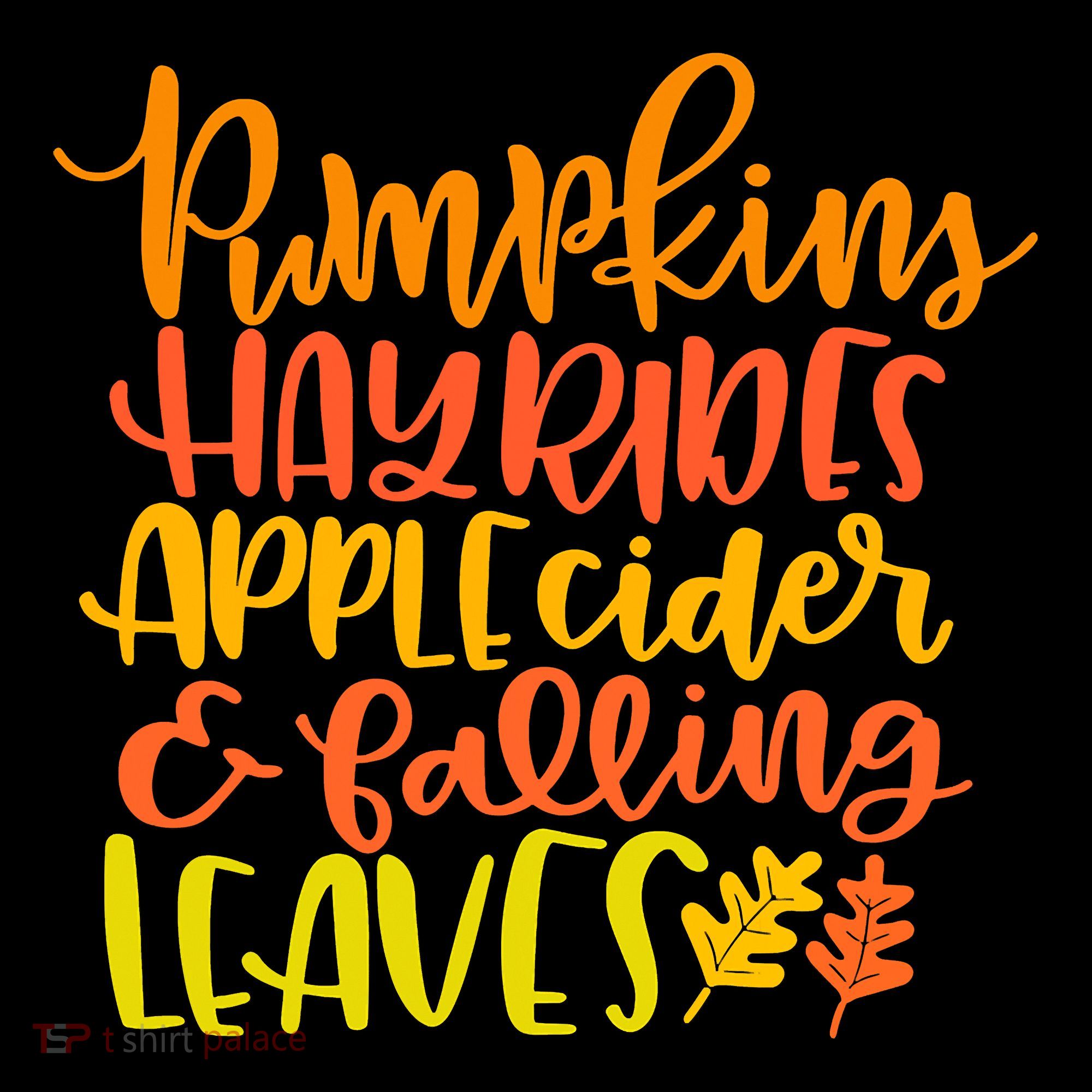 Pumpkins Hayrides Apple Cider And Falling Leaves Funny Fall Ornament