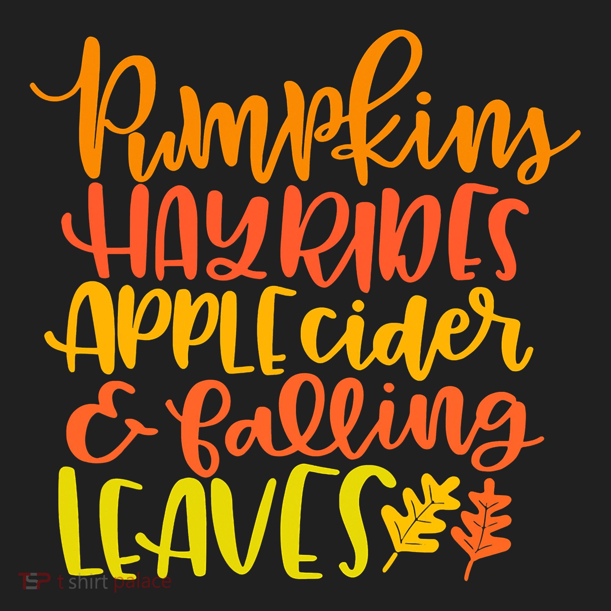 Pumpkins Hayrides Apple Cider And Falling Leaves Funny Fall Golf Towel