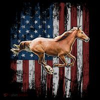 Patriotic Horse American Flag Horseback Riding Farm Gift Coffee Mug thumb 5