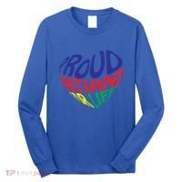 Proud Haitian American I Love Haiti Heart Souvenir Gift Idea Funny Gift Long Sleeve Shirt thumb 0