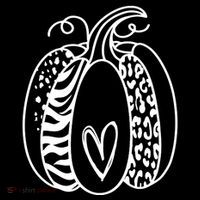 Pumpkin Heart Animal Print Cute Hoodie thumb 7