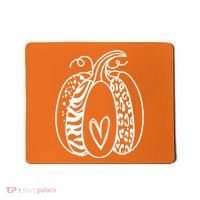 Pumpkin Heart Animal Print Cute Mousepad thumb 0