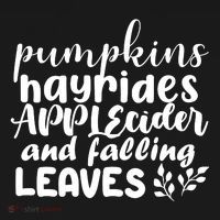 Pumpkins Hayrides Apple Cider And Falling Leaves Doggie Tank thumb 4