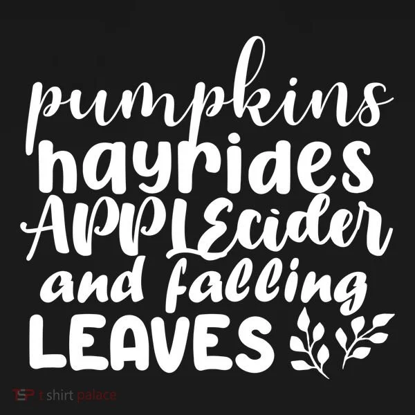 Pumpkins Hayrides Apple Cider And Falling Leaves Toddler Hoodie