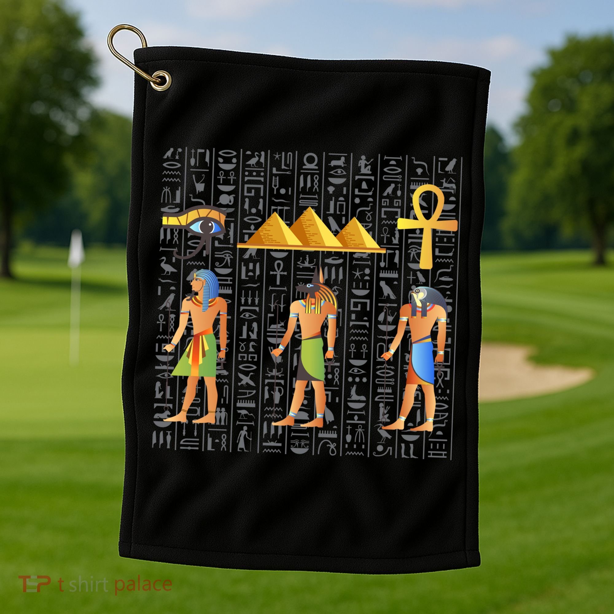 Pharaoh Egyptian Golf Towel