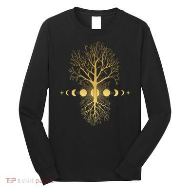 Phases Of The Moon Roots Long Sleeve Shirt