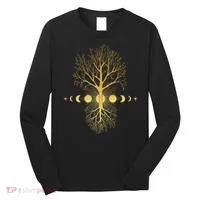 Phases Of The Moon Roots Long Sleeve Shirt thumb 0