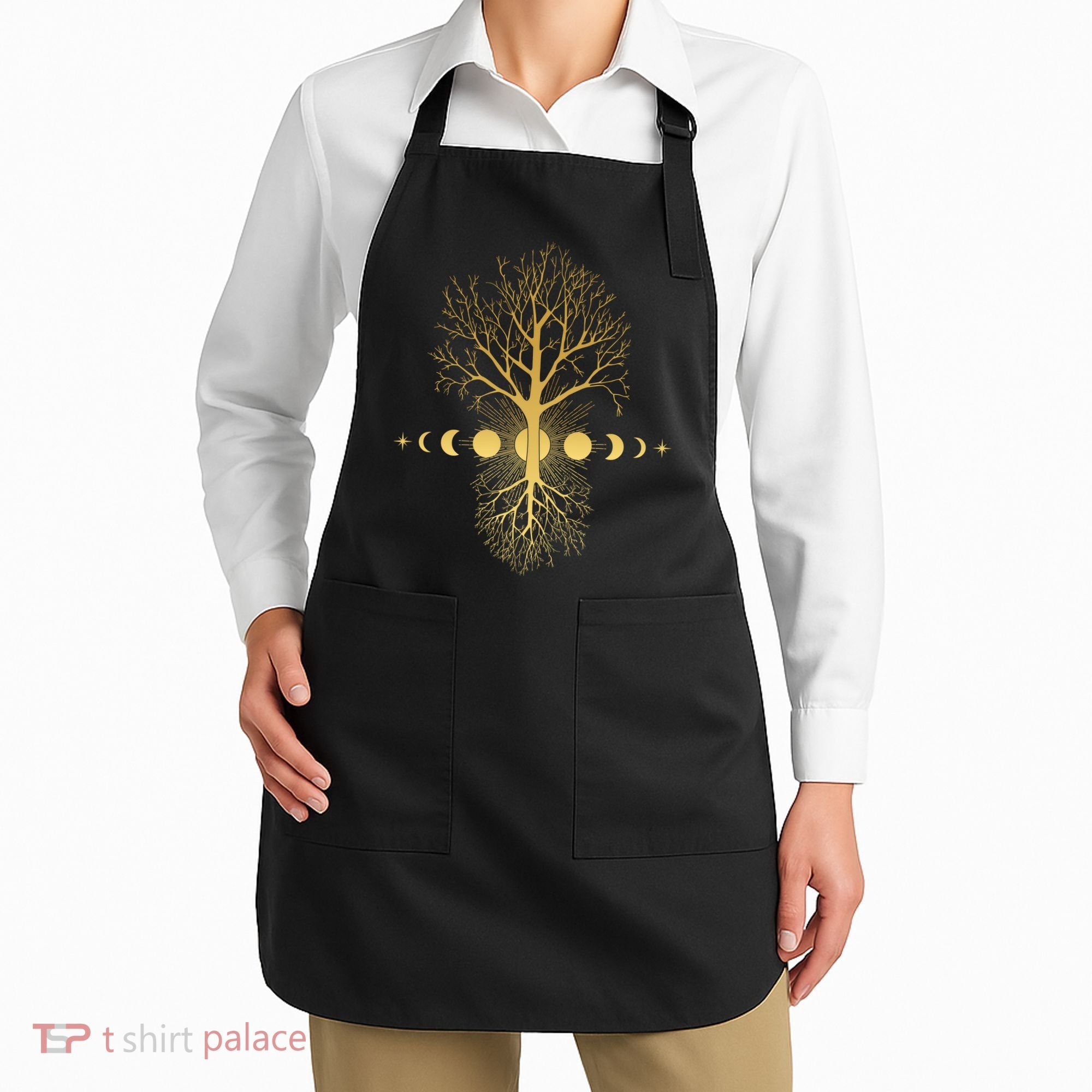 Phases Of The Moon Roots Apron