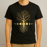 Phases Of The Moon Roots T-Shirt thumb 3