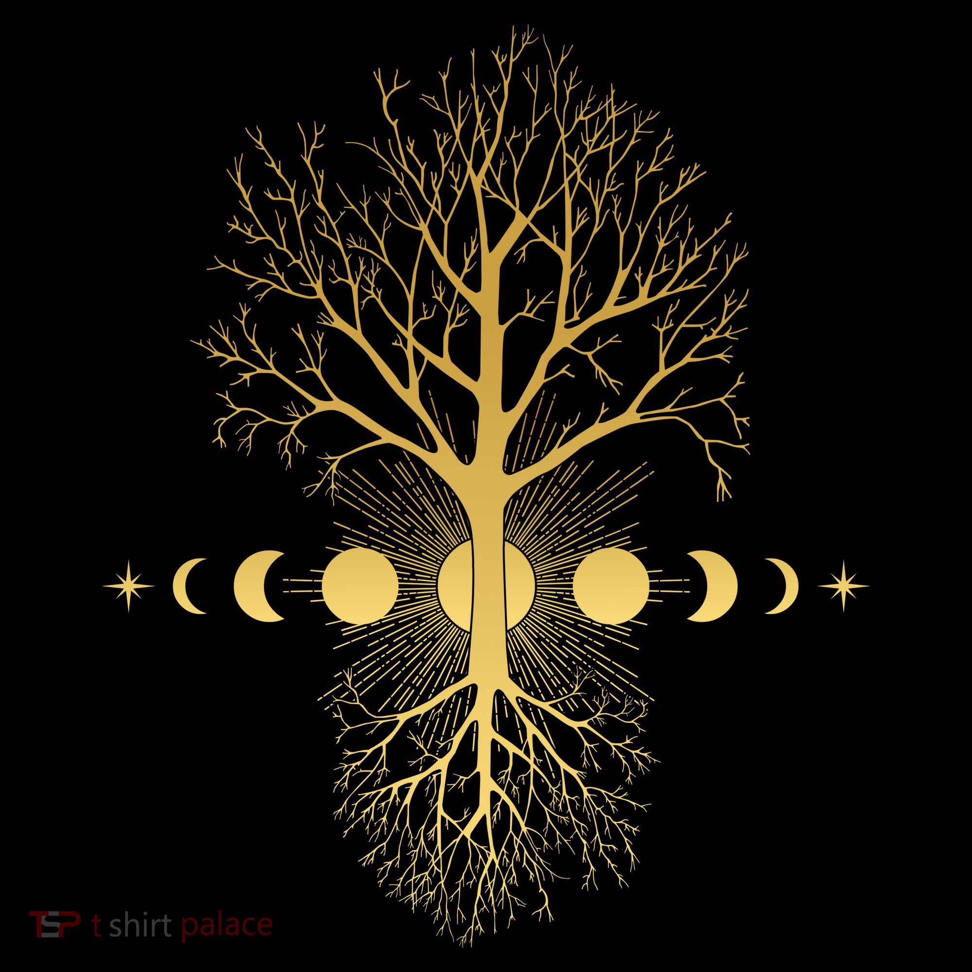 Phases Of The Moon Roots Ornament