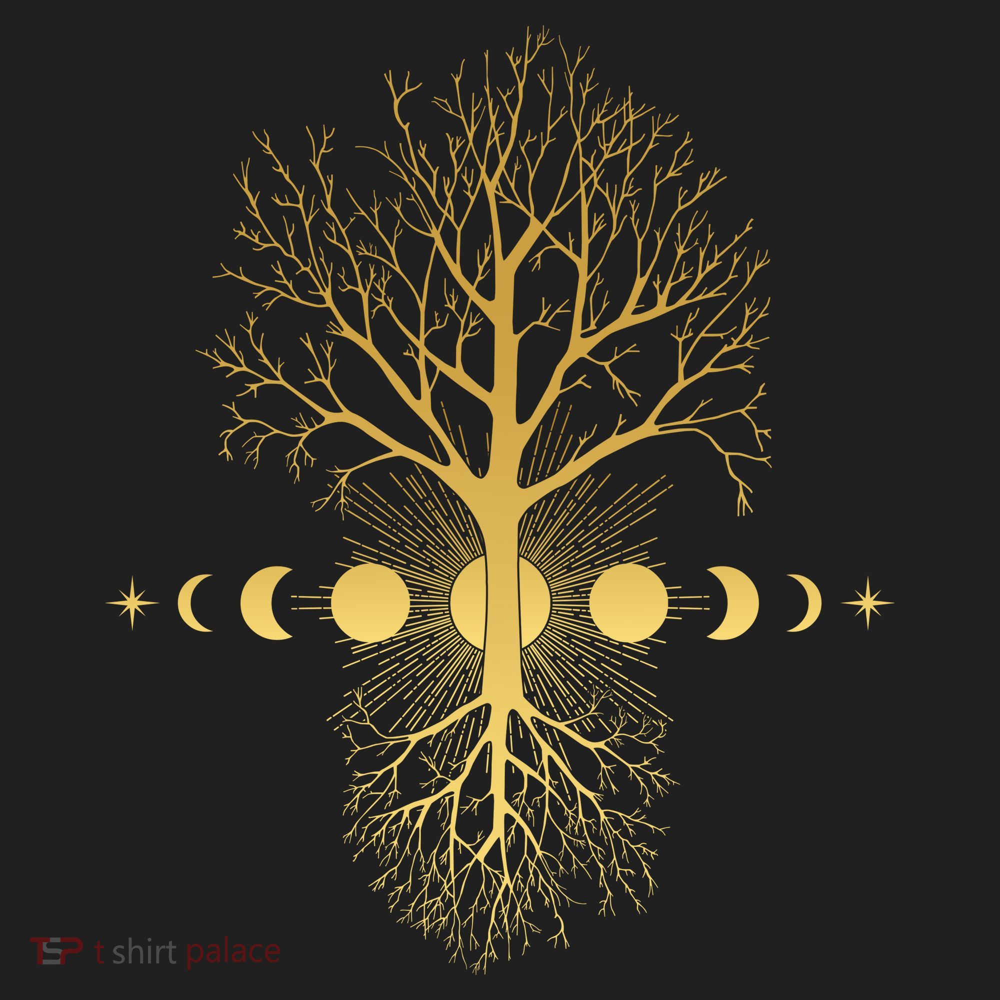 Phases Of The Moon Roots Hat