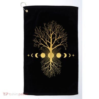 Phases Of The Moon Roots Golf Towel