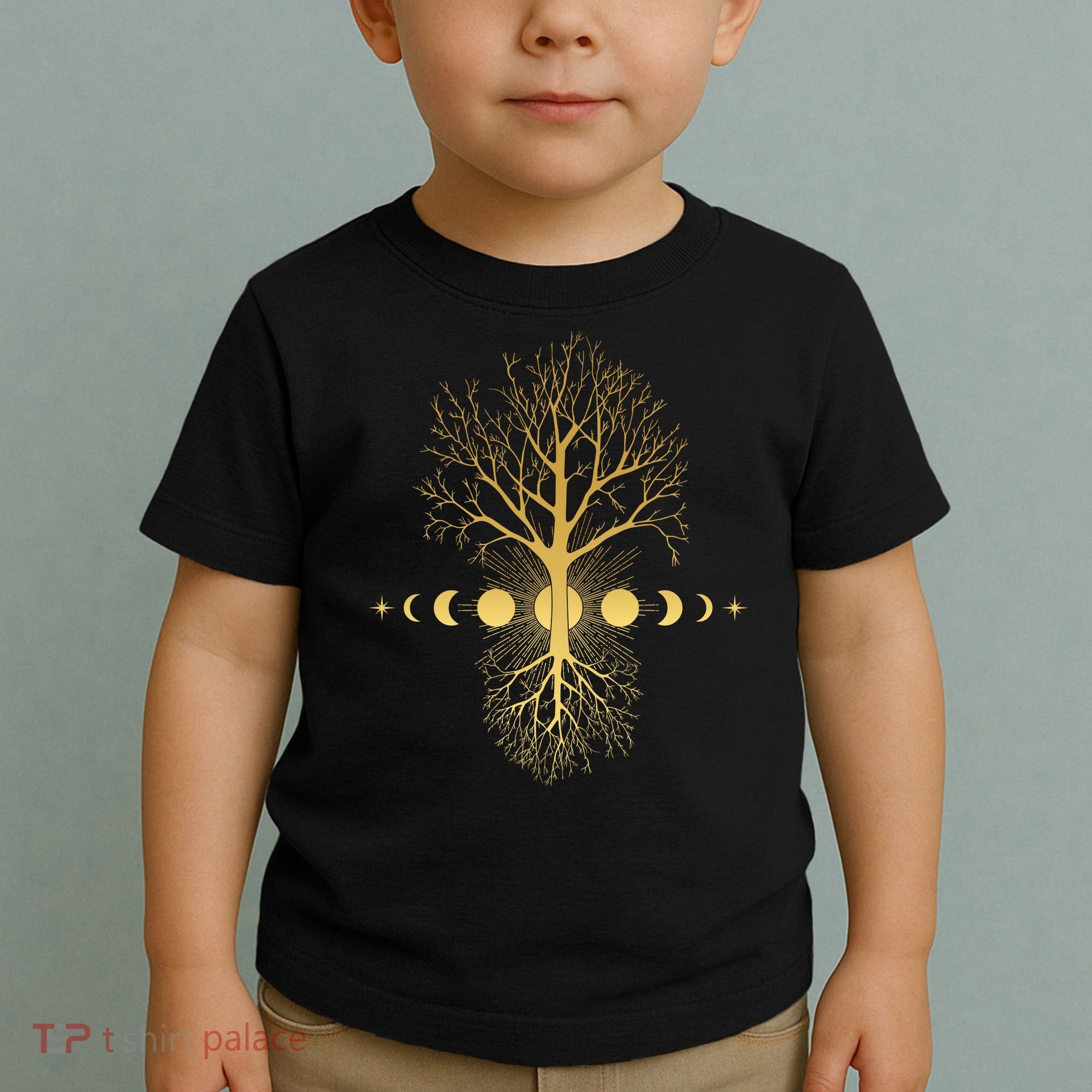 Phases Of The Moon Roots Toddler T-Shirt