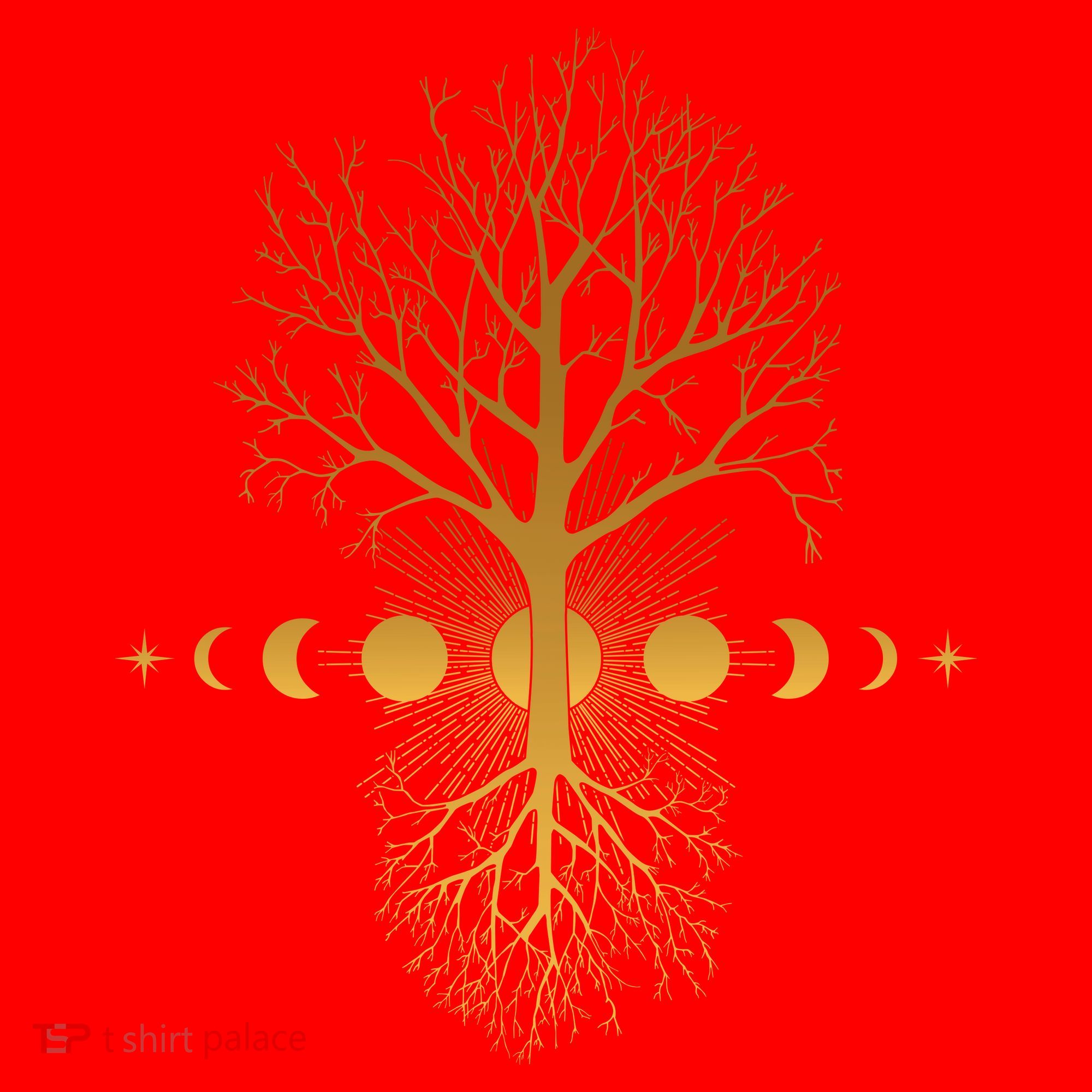 Phases Of The Moon Roots Santa Hat