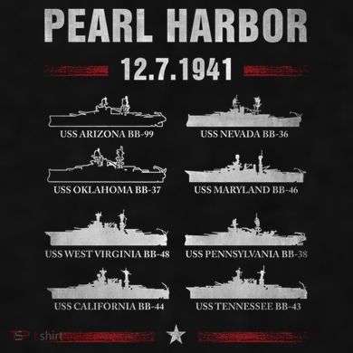 Pearl Harbor Battleship Memorial Day December 7th 1941 Wwii Cute Gift Ladies PosiCharge Tri-Blend Wicking Tank