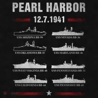 Pearl Harbor Battleship Memorial Day December 7th 1941 Wwii Cute Gift Ladies PosiCharge Tri-Blend Wicking Tank thumb 2