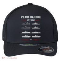 Pearl Harbor Battleship Memorial Day December 7th 1941 Wwii Cute Gift Flexfit Unipanel Trucker Cap thumb 0