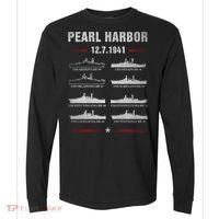Pearl Harbor Battleship Memorial Day December 7th 1941 Wwii Cute Gift Comfort Colors Heavyweight Long Sleeve T-Shirt thumb 0