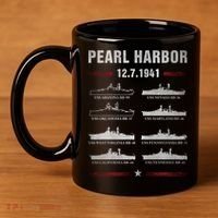 Pearl Harbor Battleship Memorial Day December 7th 1941 Wwii Cute Gift 11oz C Handle Ceramic Mug thumb 4