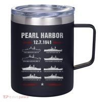 Pearl Harbor Battleship Memorial Day December 7th 1941 Wwii Cute Gift 12oz Stainless Steel Coffee Mug thumb 0