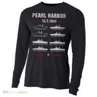 Pearl Harbor Battleship Memorial Day December 7th 1941 Wwii Cute Gift Cooling Performance Long Sleeve Crew thumb 0