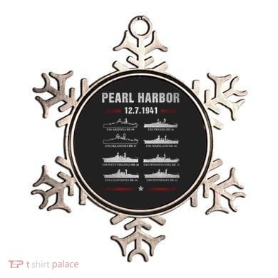 Pearl Harbor Battleship Memorial Day December 7th 1941 Wwii Cute Gift Ornament