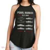Pearl Harbor Battleship Memorial Day December 7th 1941 Wwii Cute Gift Women's Perfect Tri Rocker Tank thumb 2