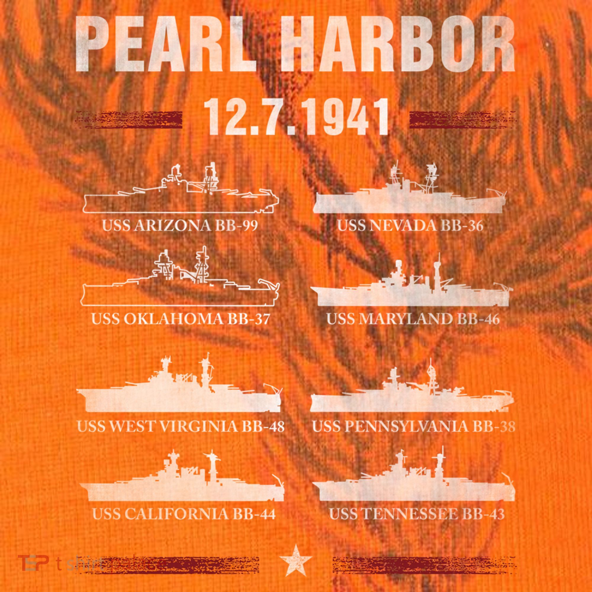 Pearl Harbor Battleship Memorial Day December 7th 1941 Wwii Cute Gift Kati Licensed 12" Camo Cuffed Beanie