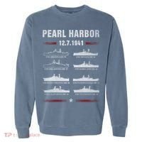 Pearl Harbor Battleship Memorial Day December 7th 1941 Wwii Cute Gift Garment-Dyed Sweatshirt thumb 0
