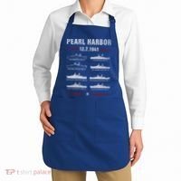 Pearl Harbor Battleship Memorial Day December 7th 1941 Wwii Cute Gift Apron thumb 2