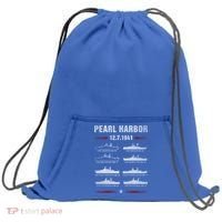 Pearl Harbor Battleship Memorial Day December 7th 1941 Wwii Cute Gift Sweatshirt Cinch Pack Bag thumb 0