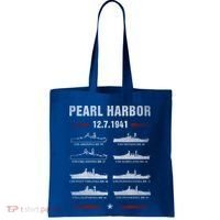 Pearl Harbor Battleship Memorial Day December 7th 1941 Wwii Cute Gift Tote Bag thumb 0