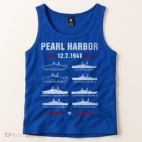 Pearl Harbor Battleship Memorial Day December 7th 1941 Wwii Cute Gift Tank Top thumb 2