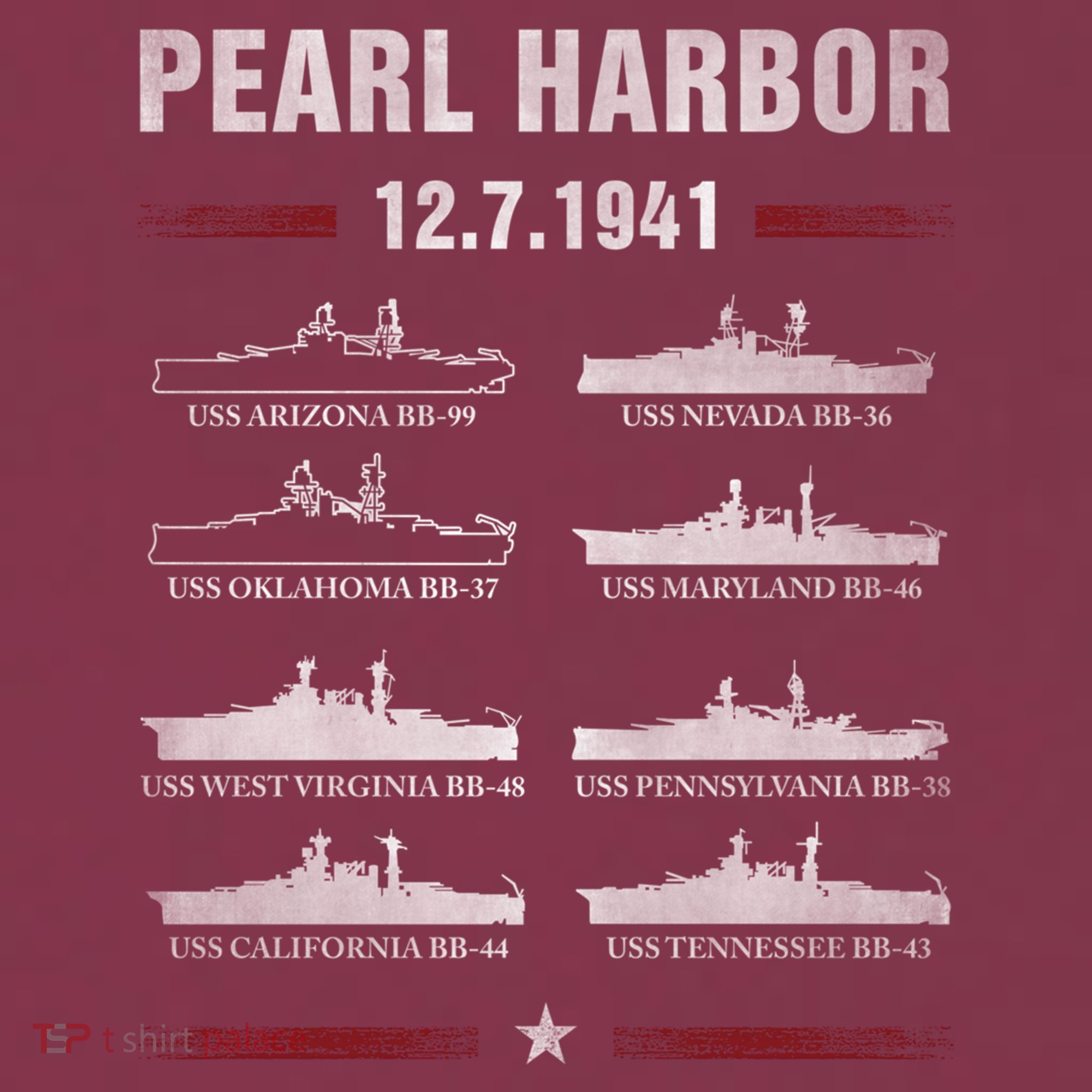 Pearl Harbor Battleship Memorial Day December 7th 1941 Wwii Cute Gift 16oz Travel Tumbler