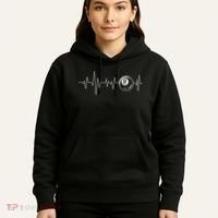 Pool Heartbeat Billiard Player Lover Sports Game Hoodie thumb 5