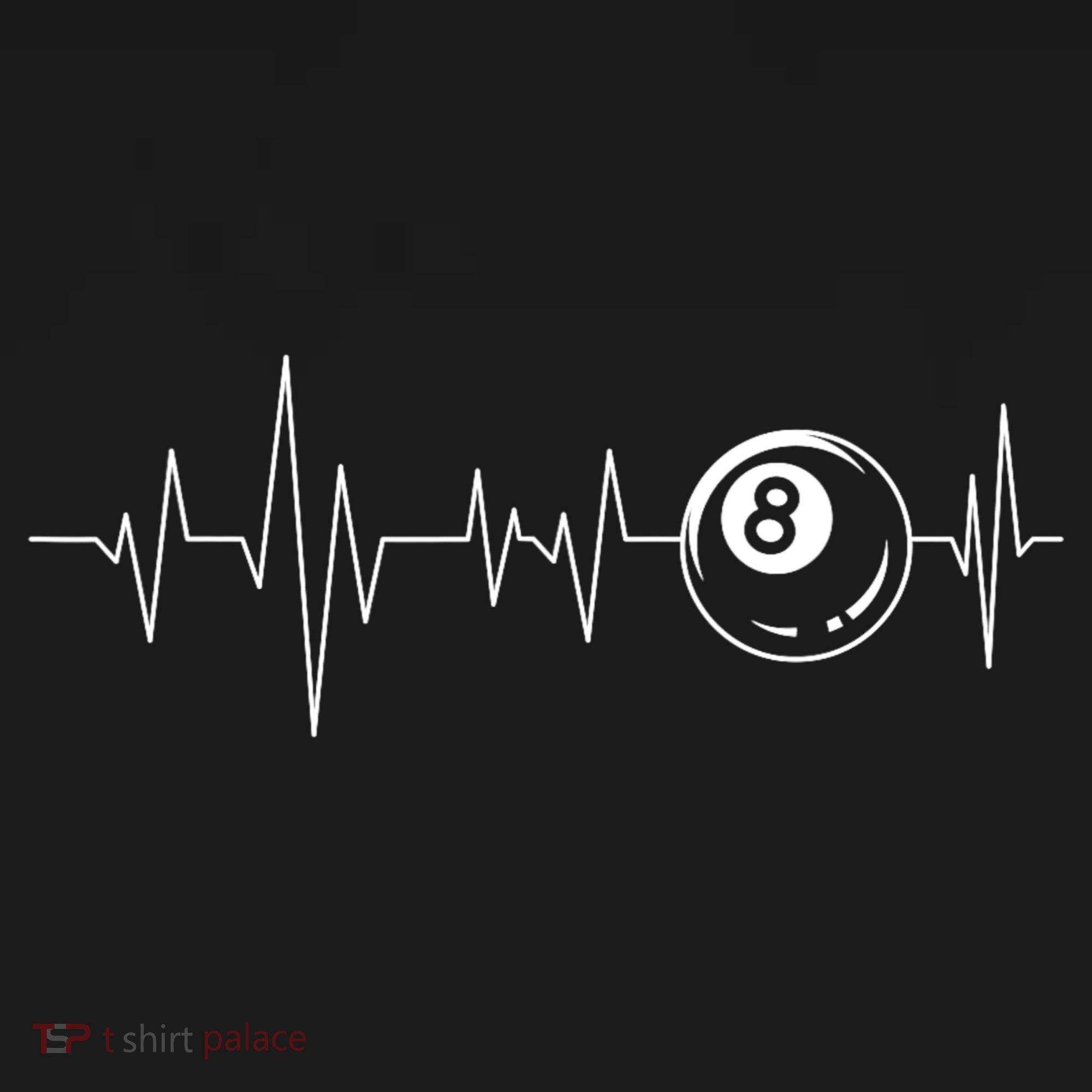 Pool Heartbeat Billiard Player Lover Sports Game Coaster