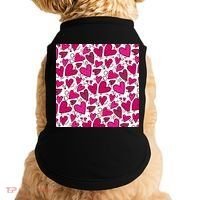 Pink Hearts Cute Valentine's Day Gift Doggie Tank thumb 0