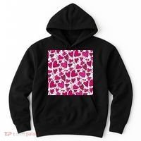 Pink Hearts Cute Valentine's Day Gift Hoodie thumb 0