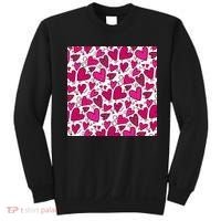 Pink Hearts Cute Valentine's Day Gift Sweatshirt thumb 0
