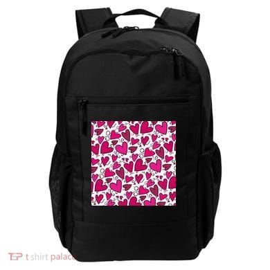 Pink Hearts Cute Valentine's Day Gift Backpack