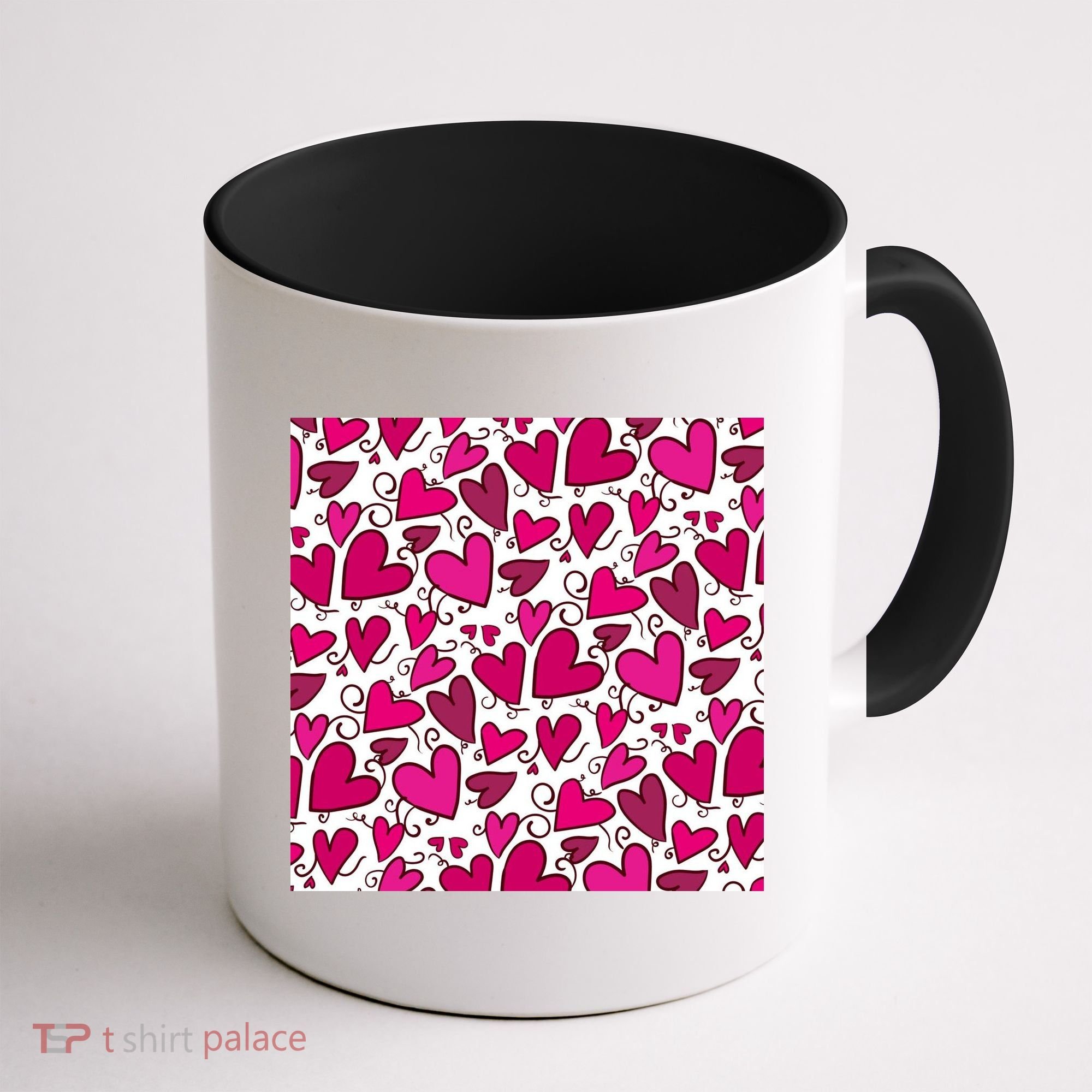 Pink Hearts Cute Valentine's Day Gift Coffee Mug