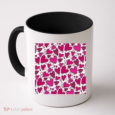 Pink Hearts Cute Valentine's Day Gift Coffee Mug