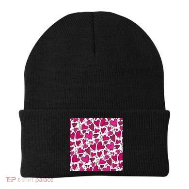 Pink Hearts Cute Valentine's Day Gift Beanie