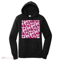 Pink Hearts Cute Valentine's Day Gift Women's Hoodie thumb 0