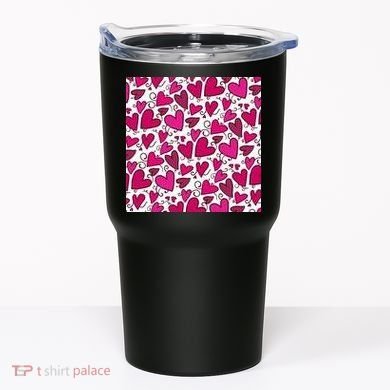 Pink Hearts Cute Valentine's Day Gift Tumbler