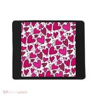 Pink Hearts Cute Valentine's Day Gift Mousepad thumb 0