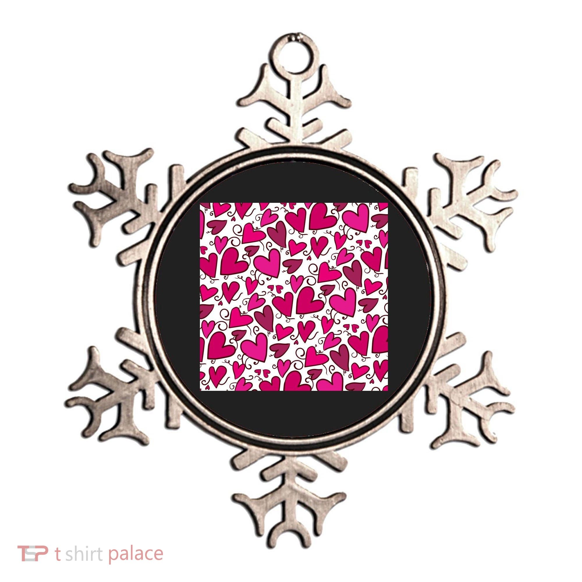Pink Hearts Cute Valentine's Day Gift Ornament