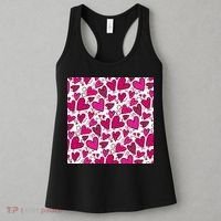 Pink Hearts Cute Valentine's Day Gift Women's Tank Top thumb 3